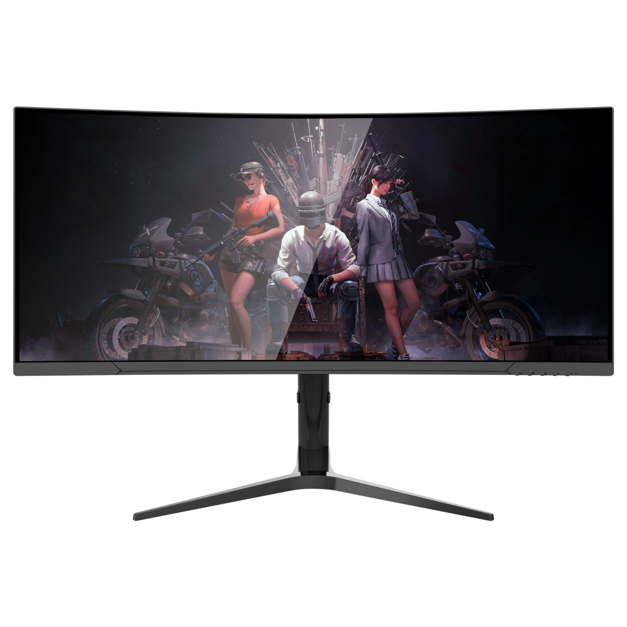 JVC 34-inch Curved Adjustable Monitor