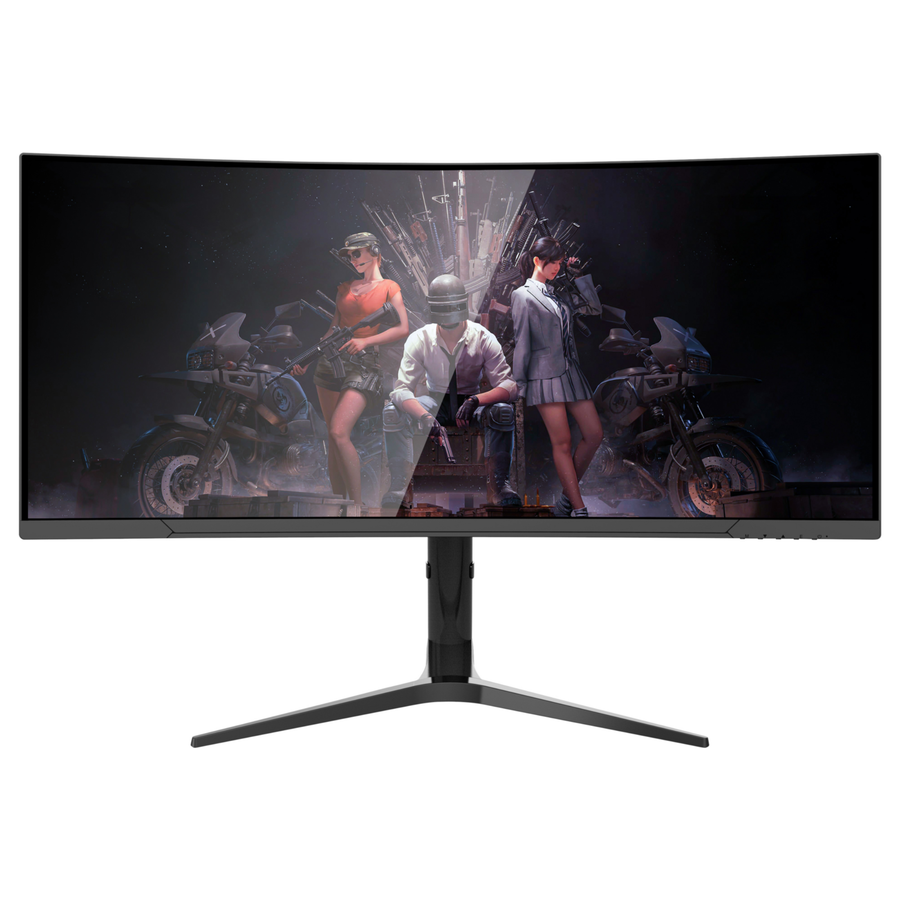 JVC 34-inch Curved Adjustable Monitor
