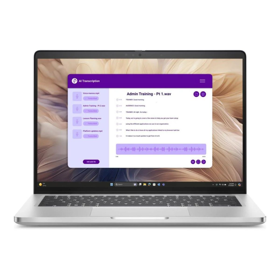 Dell Pro 14 Plus 14" Core Ultra 7 265U 16GB RAM 512GB SSD AI Demo Laptop