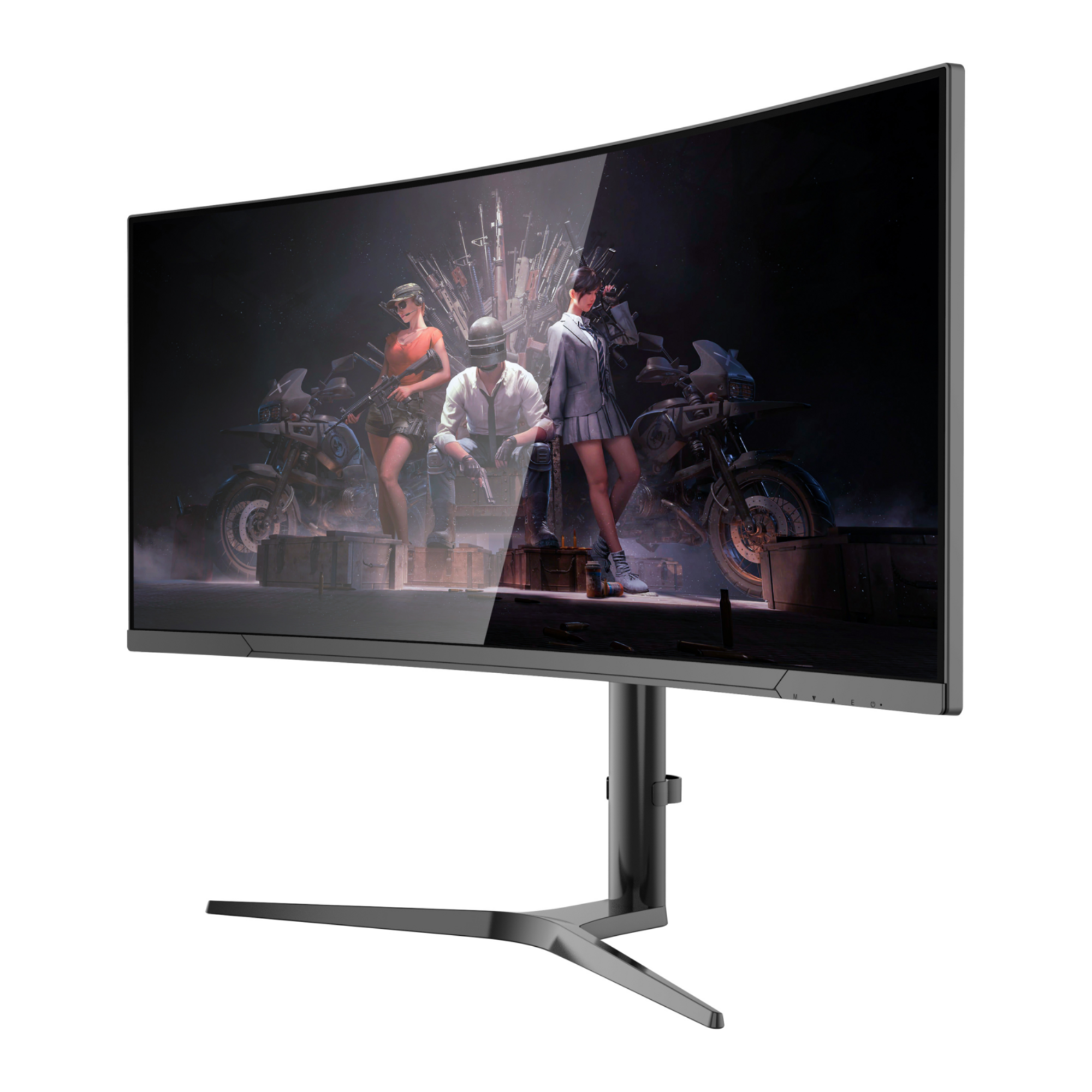 JVC 34-inch Curved Adjustable Monitor