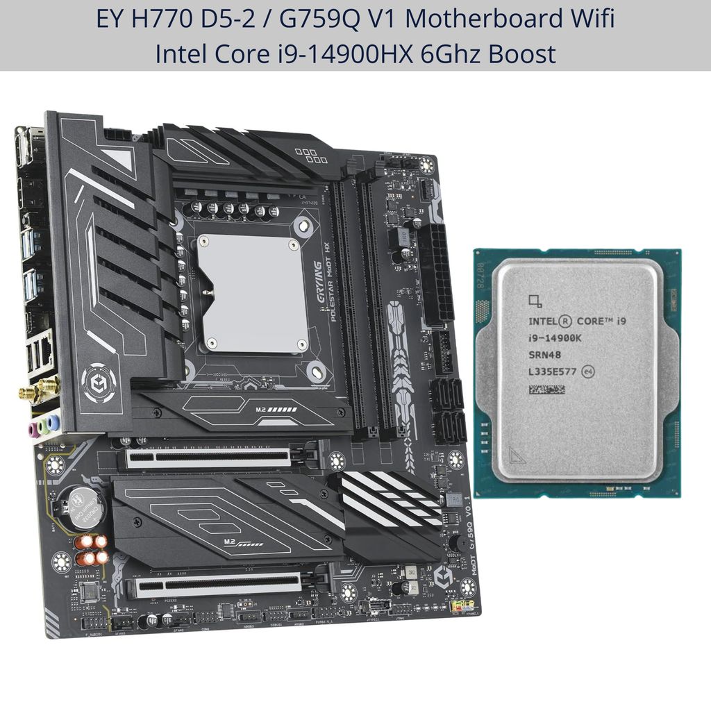 Havi Tech HT-EY Custom Gaming PC | Intel Core i9-14900HX | RTX 5070 | 32GB DDR5 | 3TB NVMe SSD