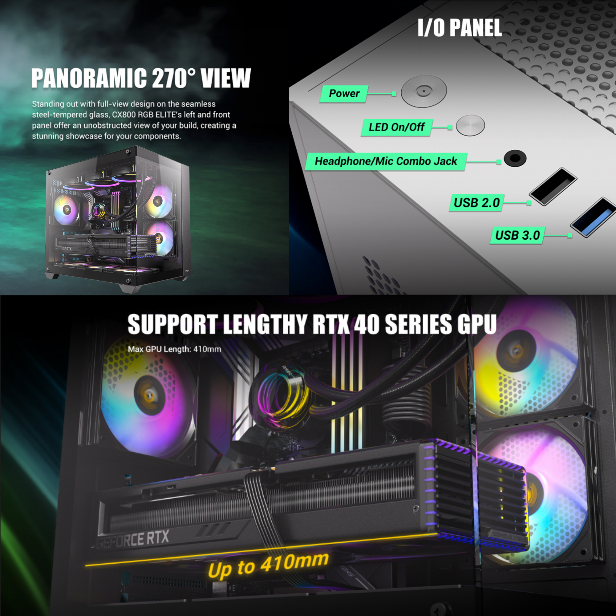 Havi Tech HT-RX Custom Gaming PC | AMD Ryzen 7 5800X | Radeon RX 6800 16GB | 16GB RAM | 1TB NVMe SSD