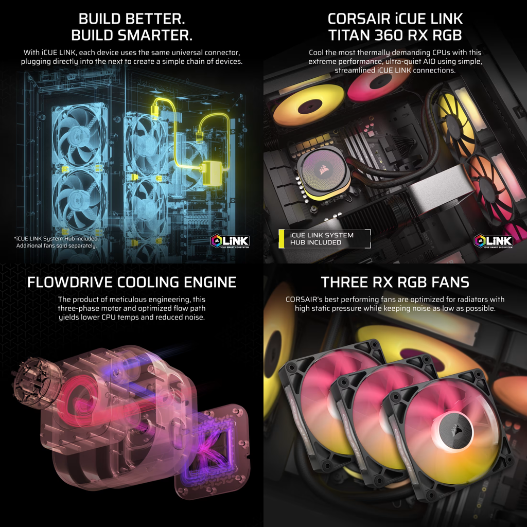 Havi Tech HT-EY Custom Gaming PC | Intel Core i9-14900HX | RTX 5070 | 32GB DDR5 | 3TB NVMe SSD