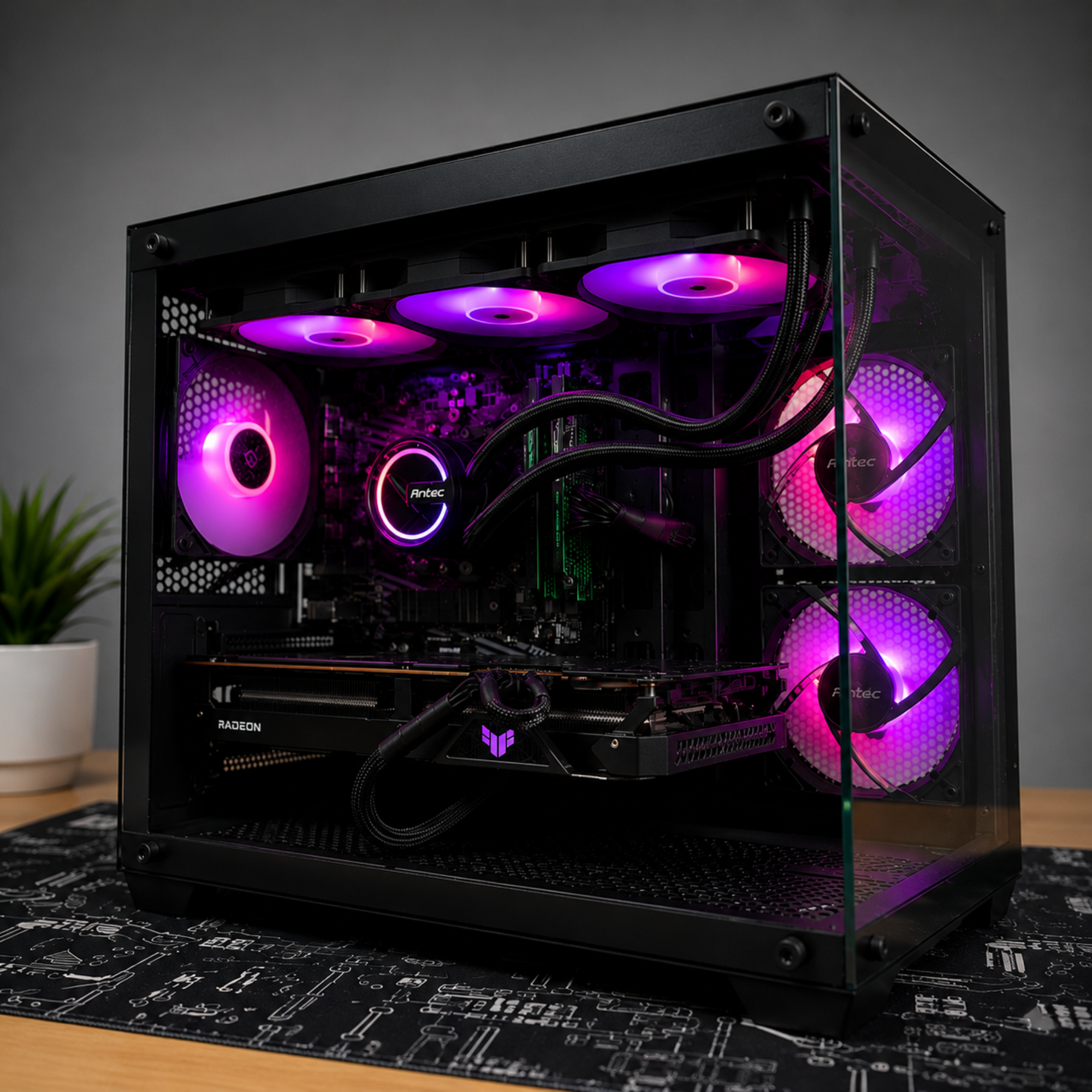 Havi Tech HT-RX Custom Gaming PC | AMD Ryzen 7 5800X | Radeon RX 6800 16GB | 16GB RAM | 1TB NVMe SSD
