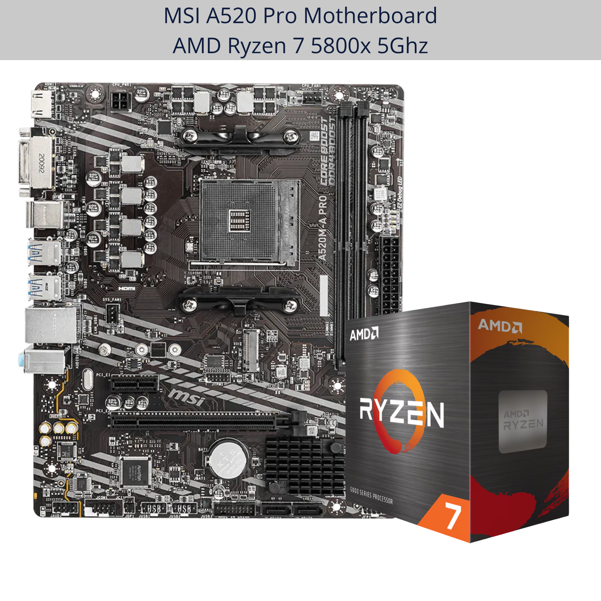 Havi Tech HT-RX Custom Gaming PC | AMD Ryzen 7 5800X | Radeon RX 6800 16GB | 16GB RAM | 1TB NVMe SSD